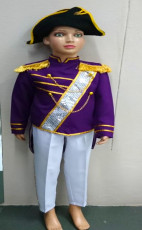 Boys Napoleon costume (Purple)